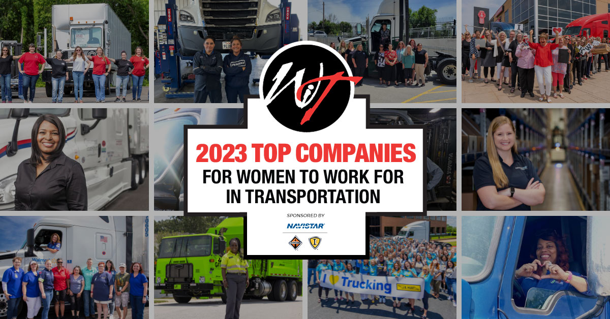 Women In Trucking Association Names 2023 Top Companies for Women to Work For in Transportation