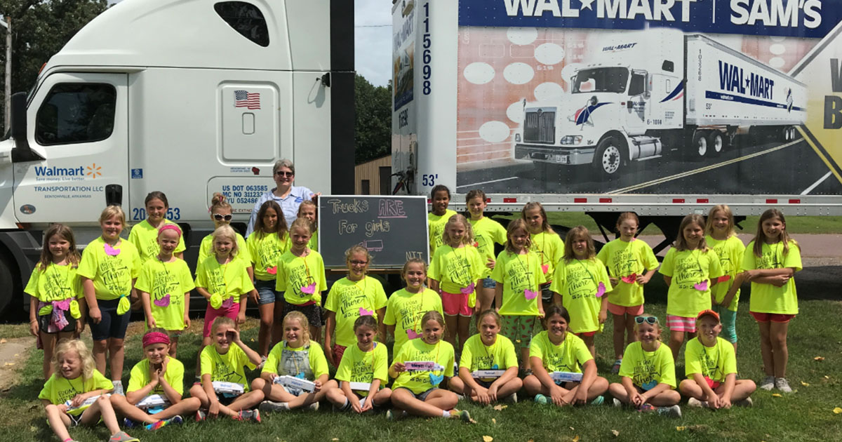 National Transportation Institute Day of Service Inspires Girl Scouts to Learn About Trucking