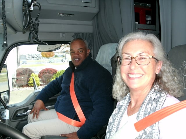 Federal Motor Carrier Administrator Gets a Glimpse of Life on the Road with Female Driver