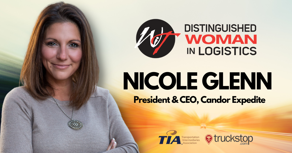 Women In Trucking Association Names Nicole Glenn as the 2022 Distinguished Woman in Logistics